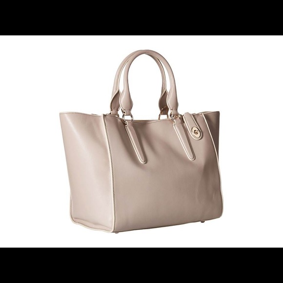 Coach Crosby Carryall Crossbody Satchel Taupe - Picture 5 of 8
